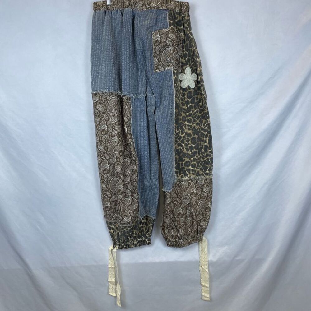 POL Pattern Switch Jogger Denim/Leopard - image 2